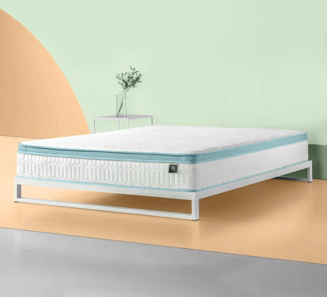 Mint Green Foam Hybrid Spring Queen Mattress