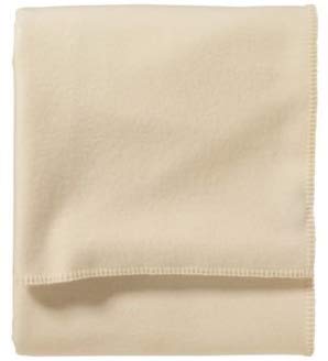 Pendleton Eco-Wise Wool Washable Queen White Blanket
