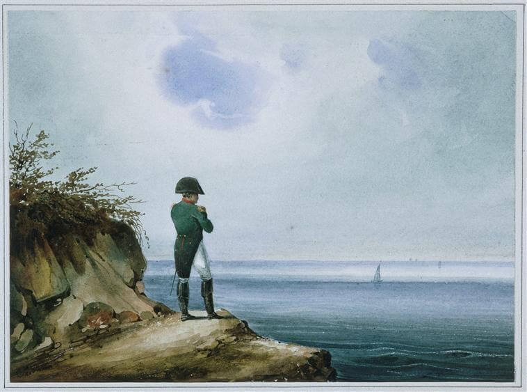 Napoléon in Sainte-Hélène, by Franz Josef Sandmann.