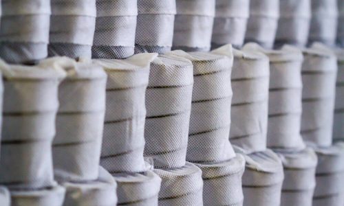 pocket-springs When learning how to buy a mattress online, make sure to look at bedding material. Shown here: pocket springs.